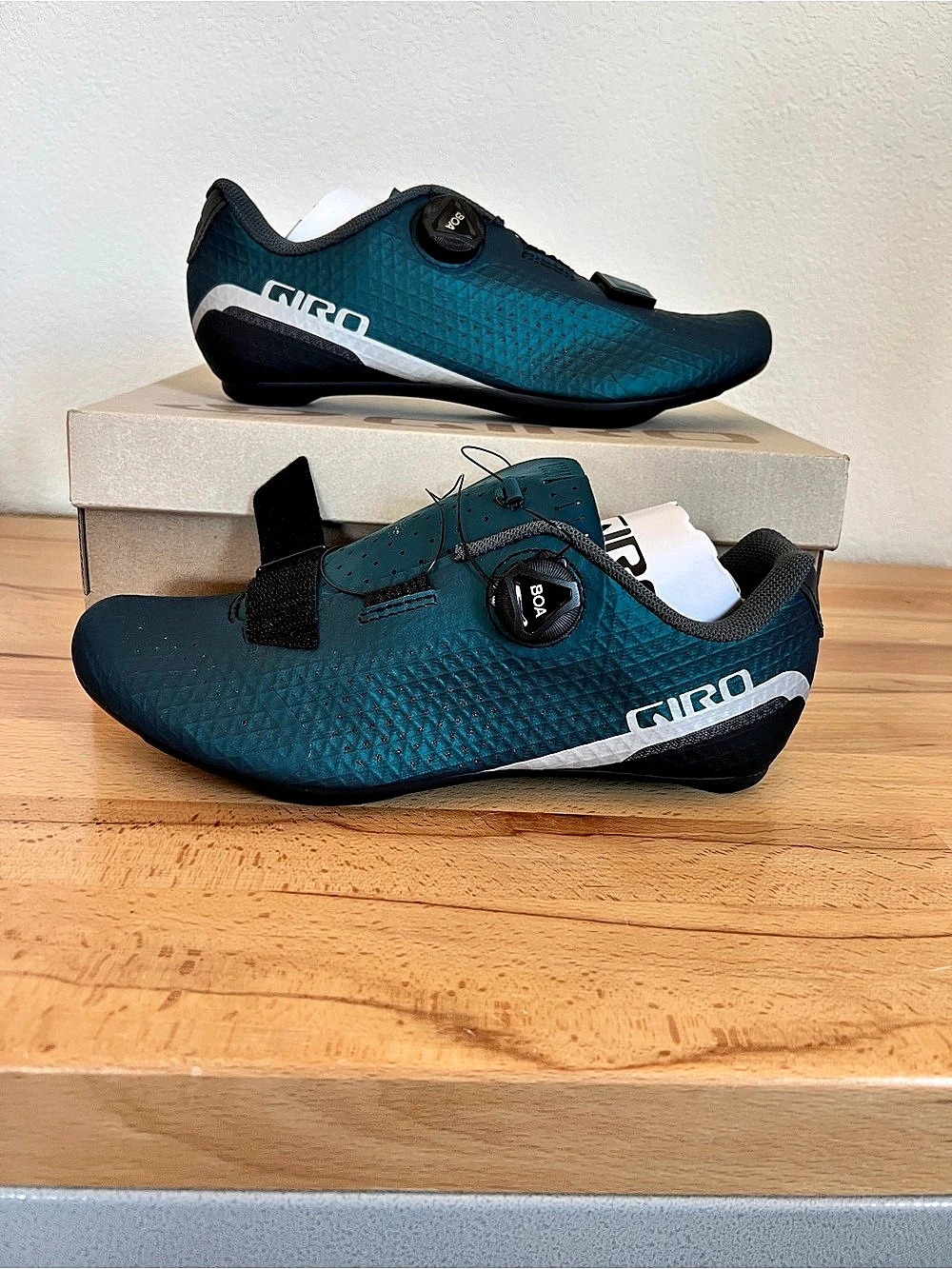 Giro Cadet Women's Road Cycling Shoes Blue & Black EU 42 Like New